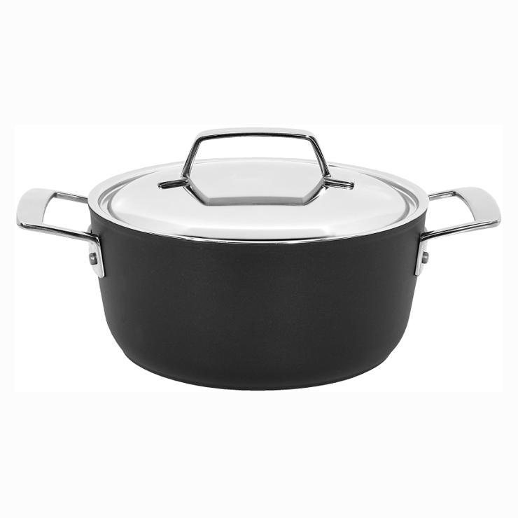 Demeyere Alu Pro Pot With Stainless Steel Lid