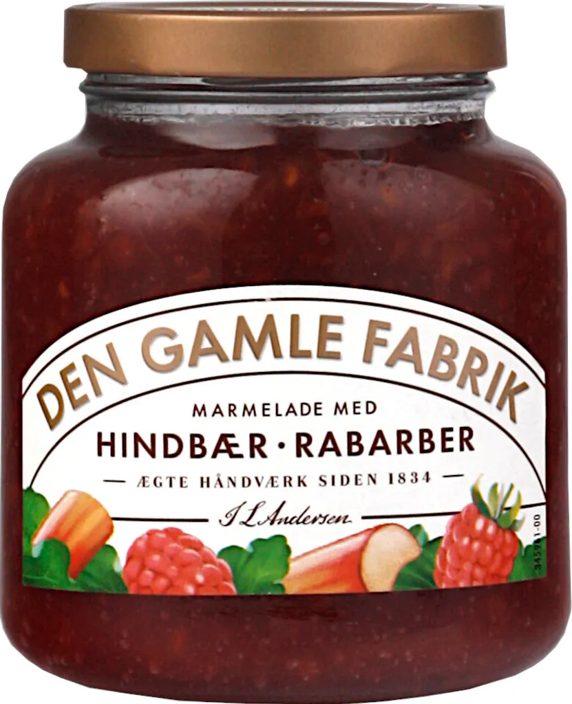 Den Gamle Fabrik Himbeere Rhabarber 380g