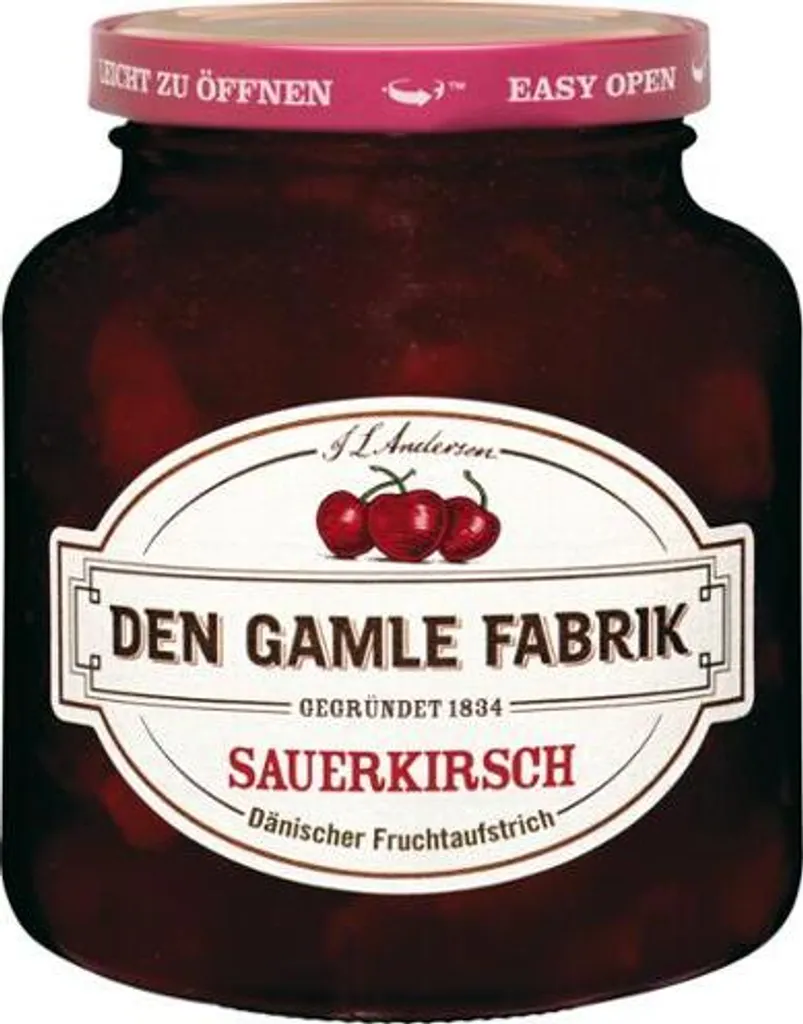 Den Gamle Fabrik Sauerkirsche Fruchtaufstrich 380g