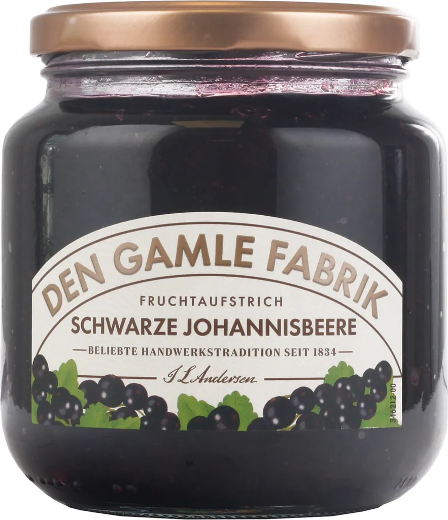 Den Gamle Fabrik schwarze Johannisbeere 600g
