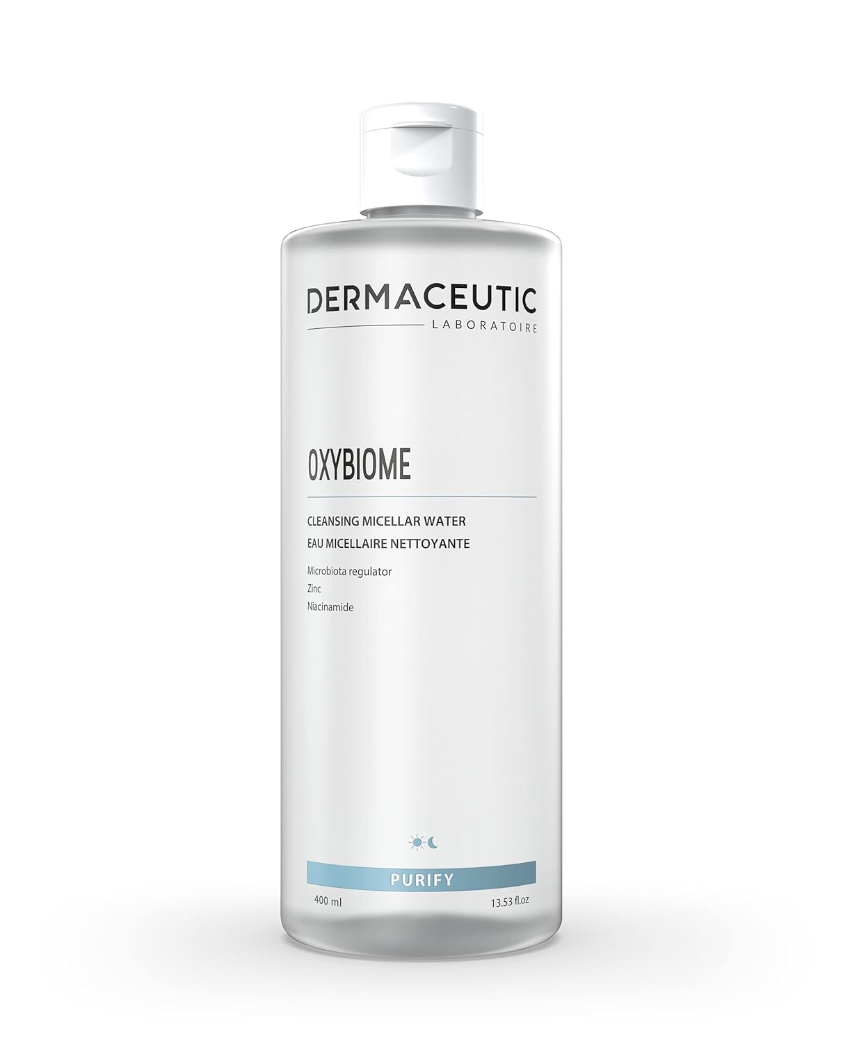 Dermaceutic Oxybiome - Cleansing Micellar Water with Skin Microbiome Regulator, Zinc Gluconate and Niacinamide - 400 ml