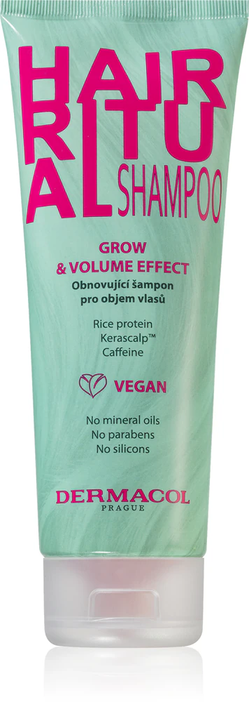 Dermacol Hair Ritual renewing shampoo for more hair volume