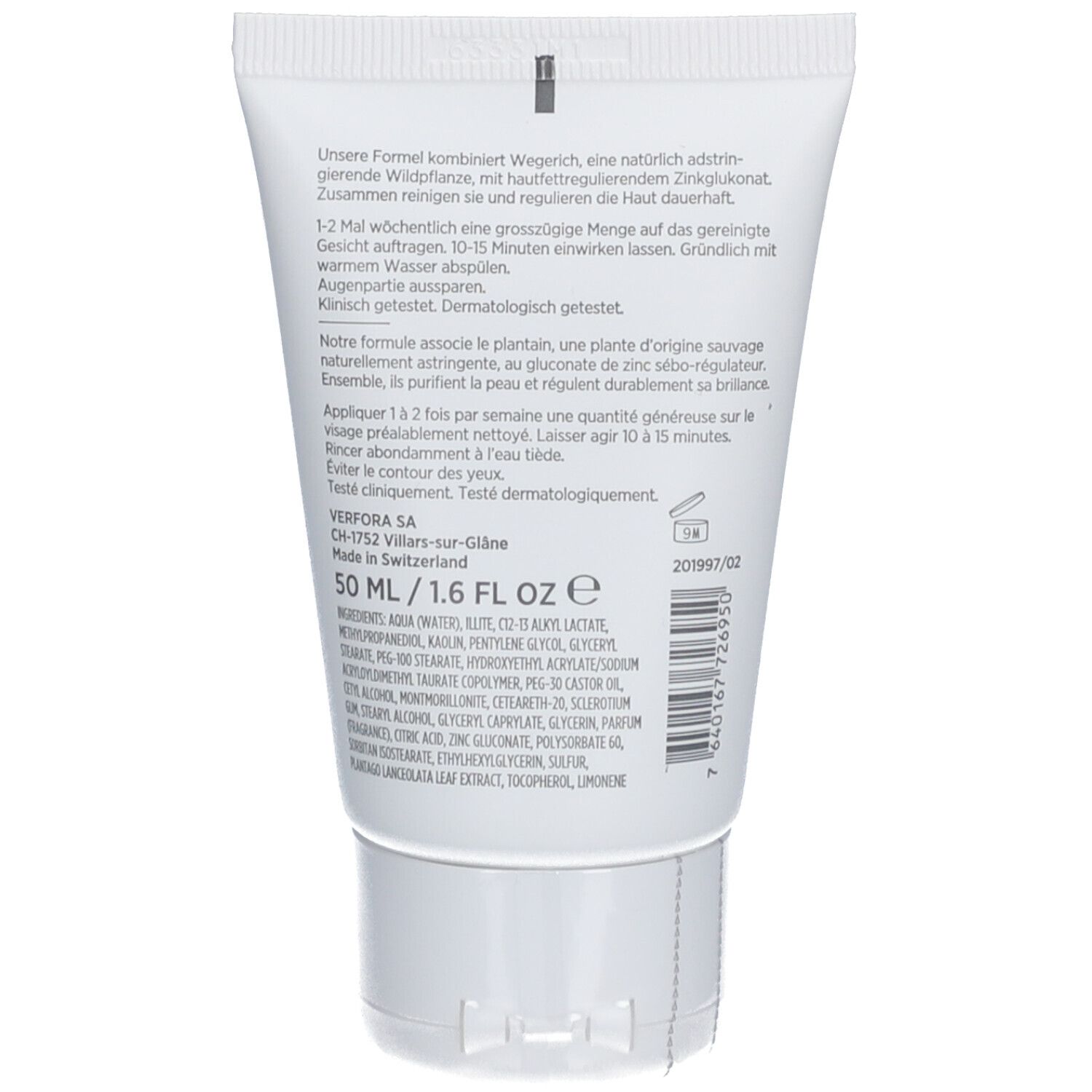 DERMAFORA Tiefenreinigende Tonerde Maske