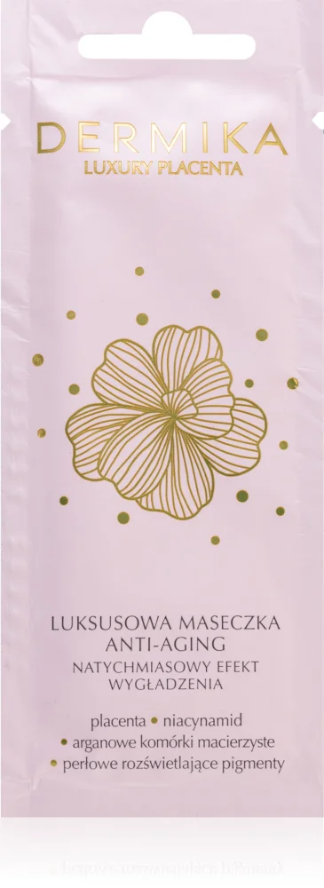Dermika Luxury Placenta facial mask against wrinkles