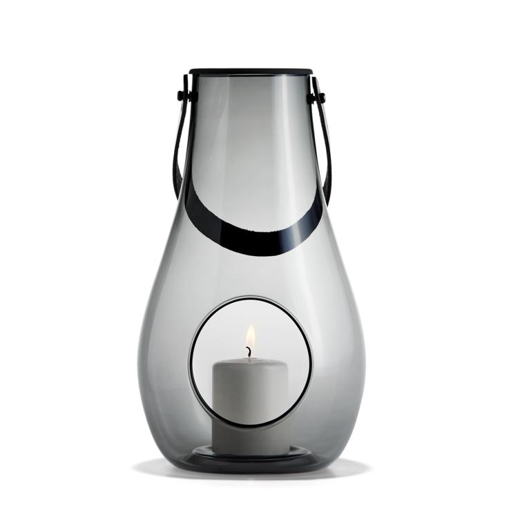Design With Light Lantern Smoke Gray
