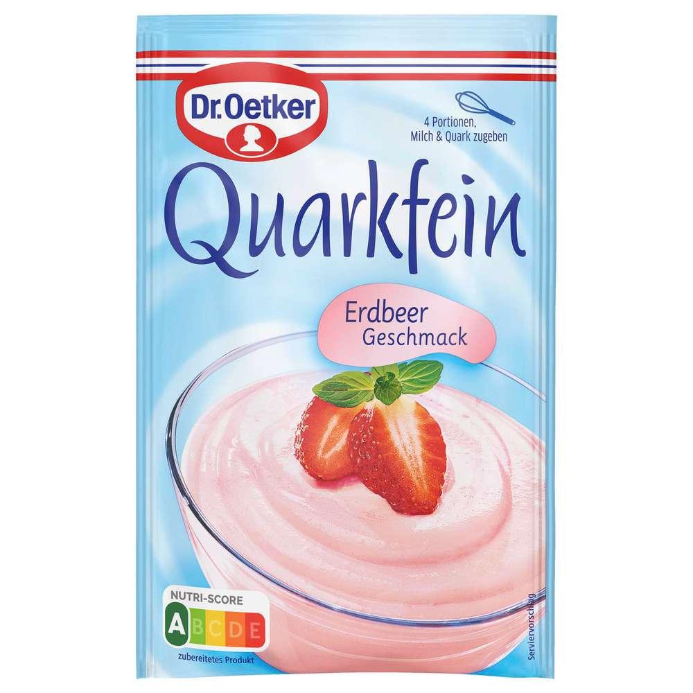 Dessert powder Quarkfein, strawberry