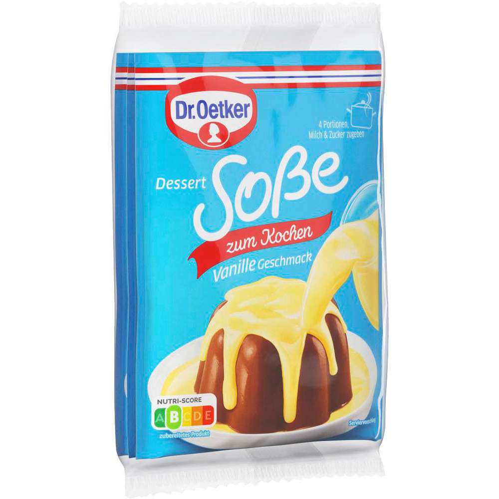 Dessert sauce for cooking, vanilla
