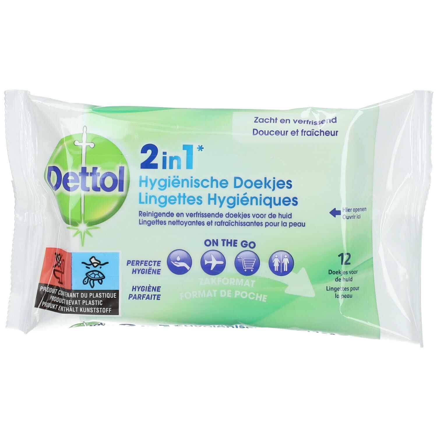 Dettol 2in1 disinfection cloths