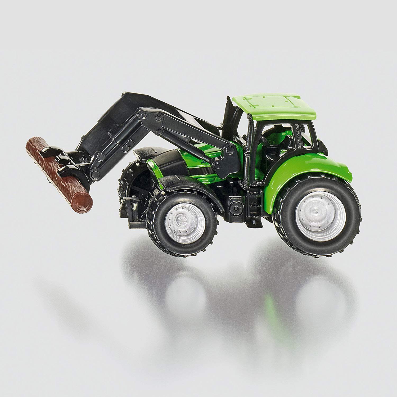 Deutz Fahr Agrotron Ttv With Front Loader And Tree Trunk Grapple