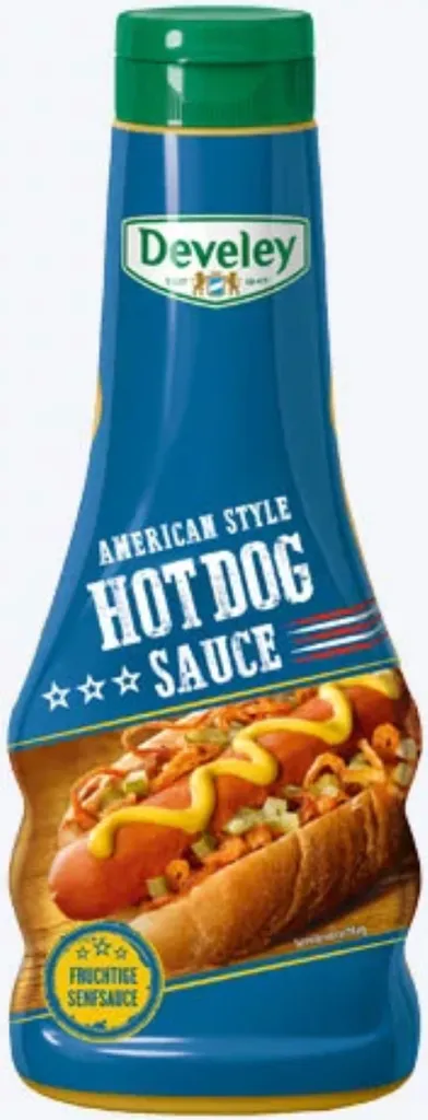 Develey American Hot Dog fruity sauce with mango and apple 250ml