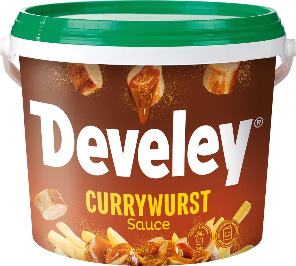 Develey Currywurst Sauce spicy piquant bucket 5000g