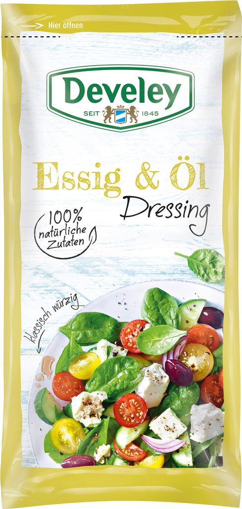 Develey Salatdressing Essig und Öl 75ml