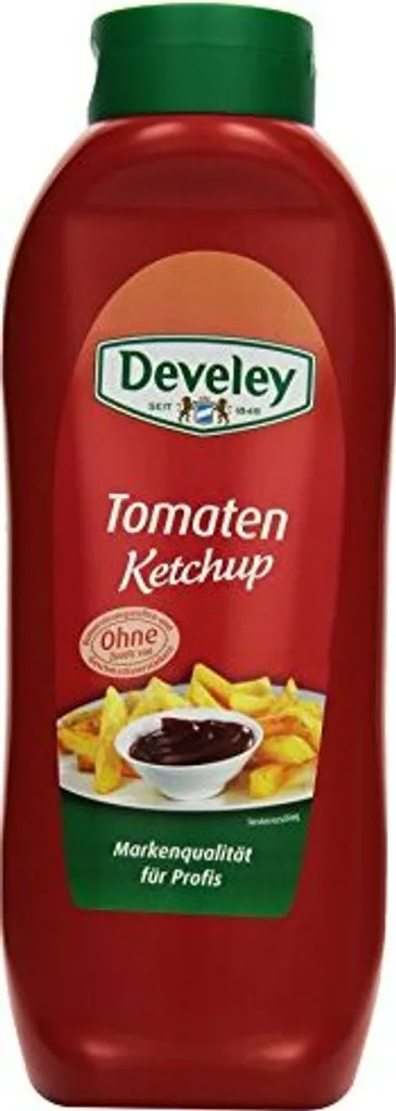 DEVELEY Tomaten Ketchup, 4er Pack (4 x 875 ml)