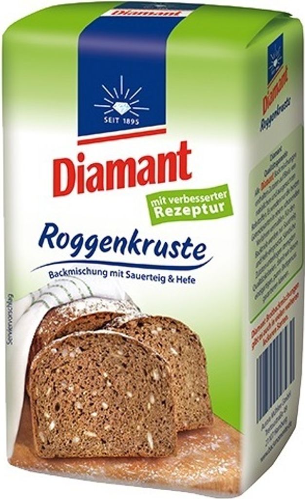 Diamant Rye Crust Bread Mix 500g 6-pack