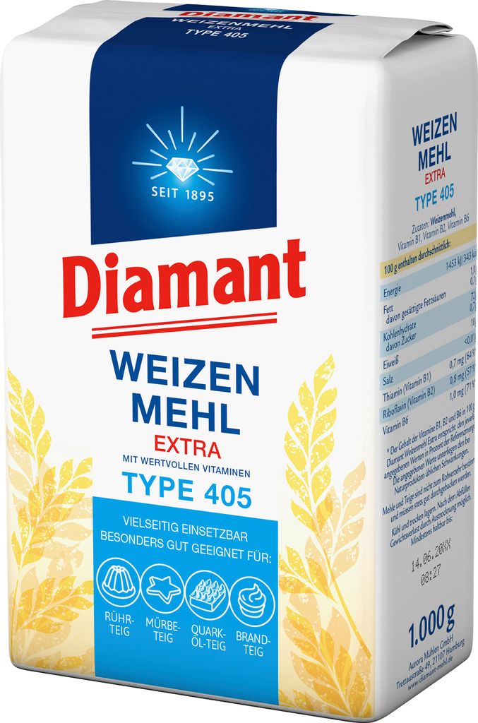 Diamant wheat flour type 405 extra