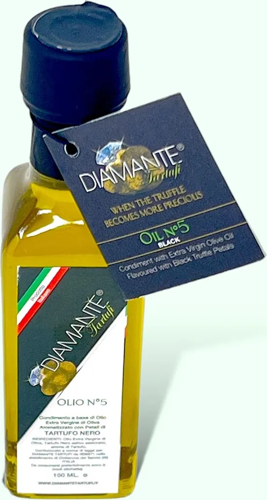 DIAMANTE TARTUFI Olive Oil with Black Truffle, 100ML - Gourmet Luxury