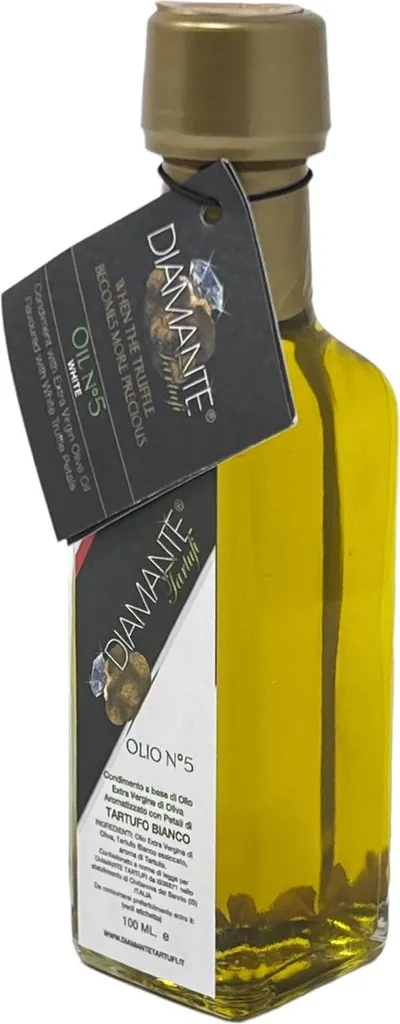 DIAMANTE TARTUFI Olive Oil with White Truffle, 100ML - Exquisite Delicacy
