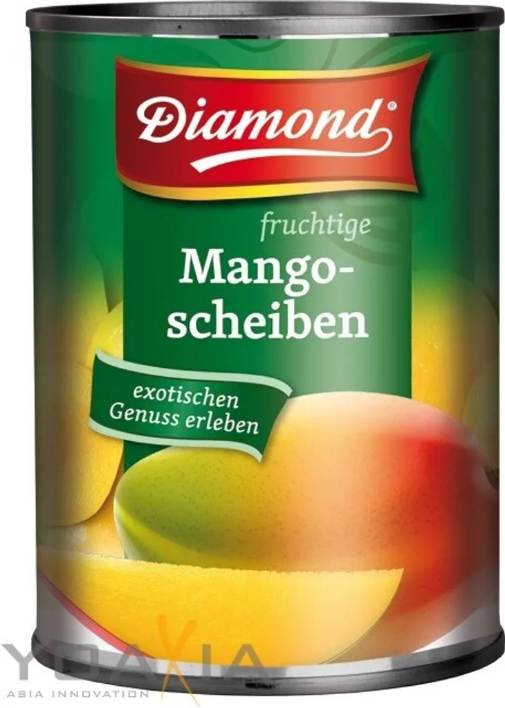 Diamond fruity mango fruit slices lightly sugared 425g / 230g drained weight