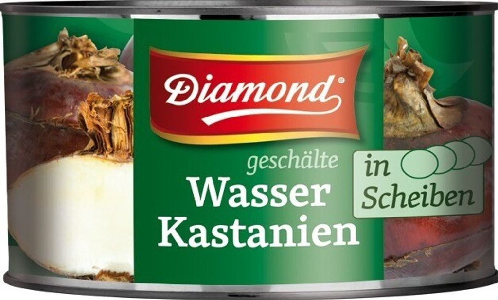 DIAMOND peeled water chestnuts in slices 227g / 140g ATG