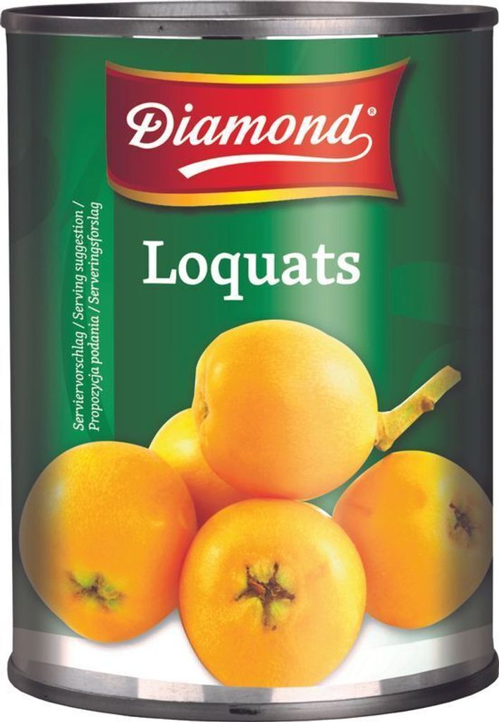 DIAMOND Japanese Loquats, lightly sweetened (565g / 227g DV)