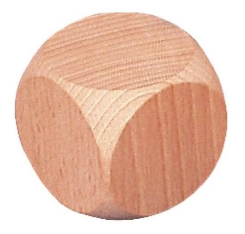 Dice Made Of Beech Wood, 60 X 60 X 60 Mm 145