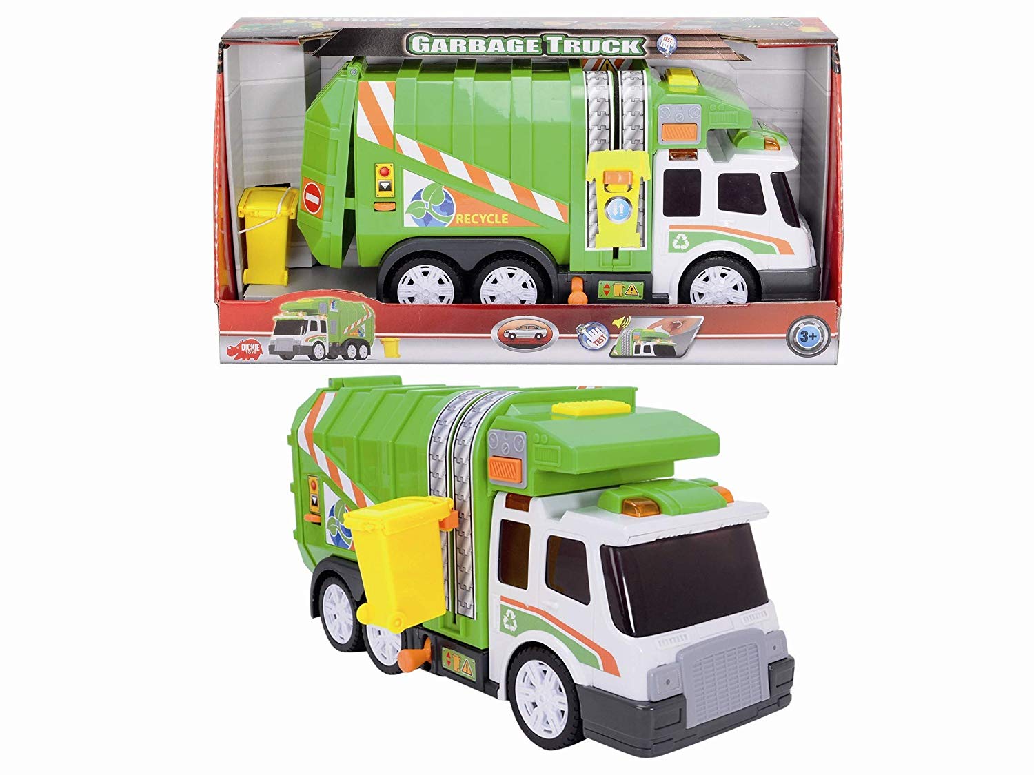 Dickie Toys Dickie Garbage Truck Light And Sound