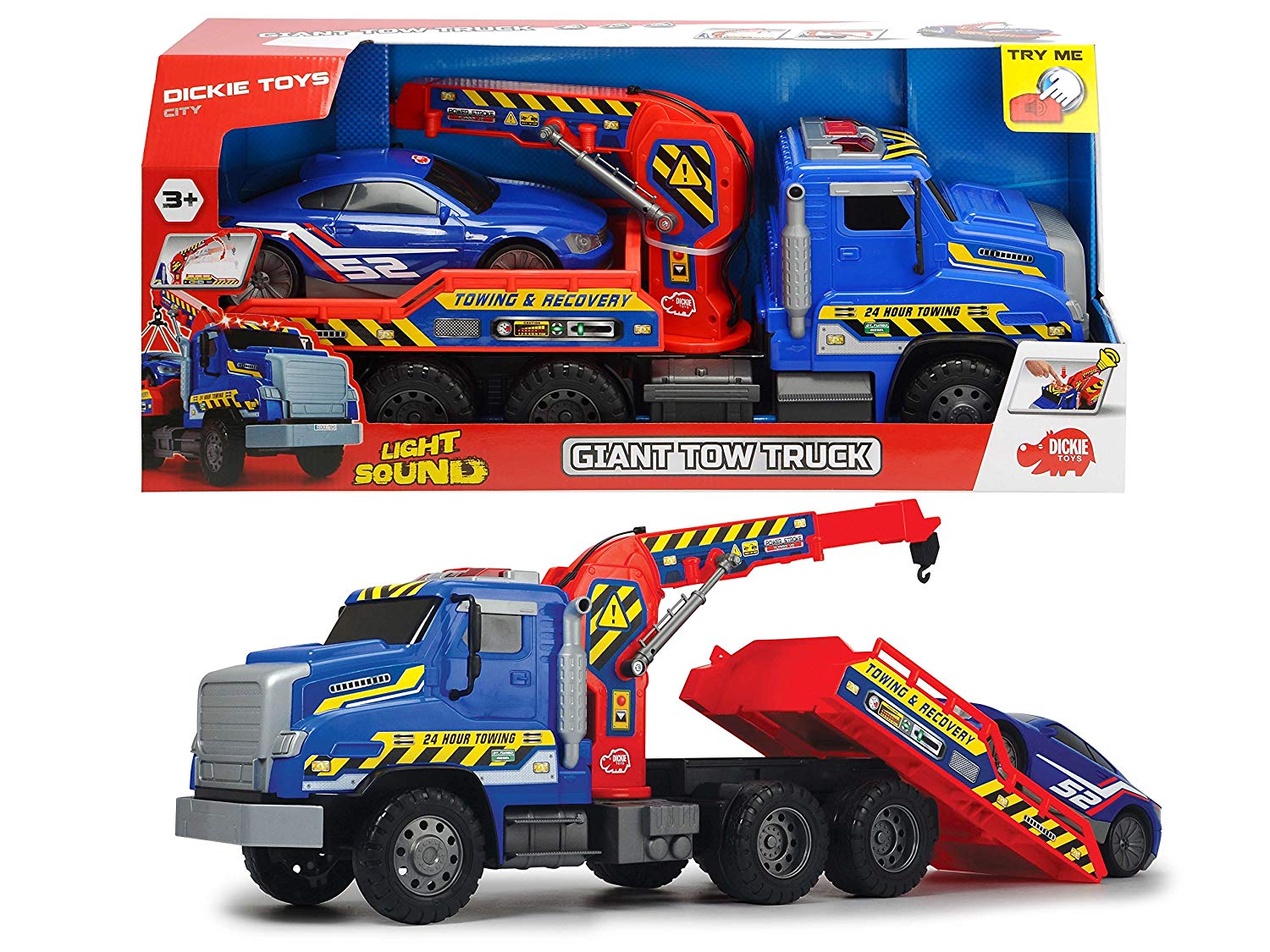 Dickie Giant Carro Tool Cm 55, Lights And Sound, Colour 203749010