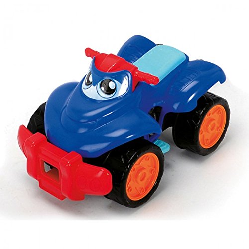 Dickie Toys Dickie Happy Quad Toy Vehicle Baby 1 Year for Boys or Girls Run New, blue
