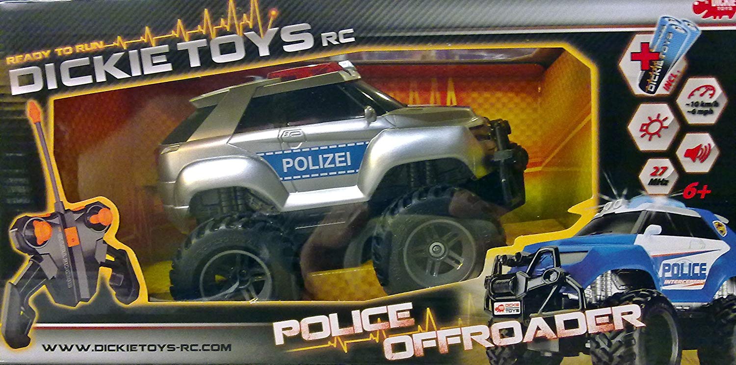 Dickie Toys Dickie RC RTR police car toy with remote control + sound and light effects