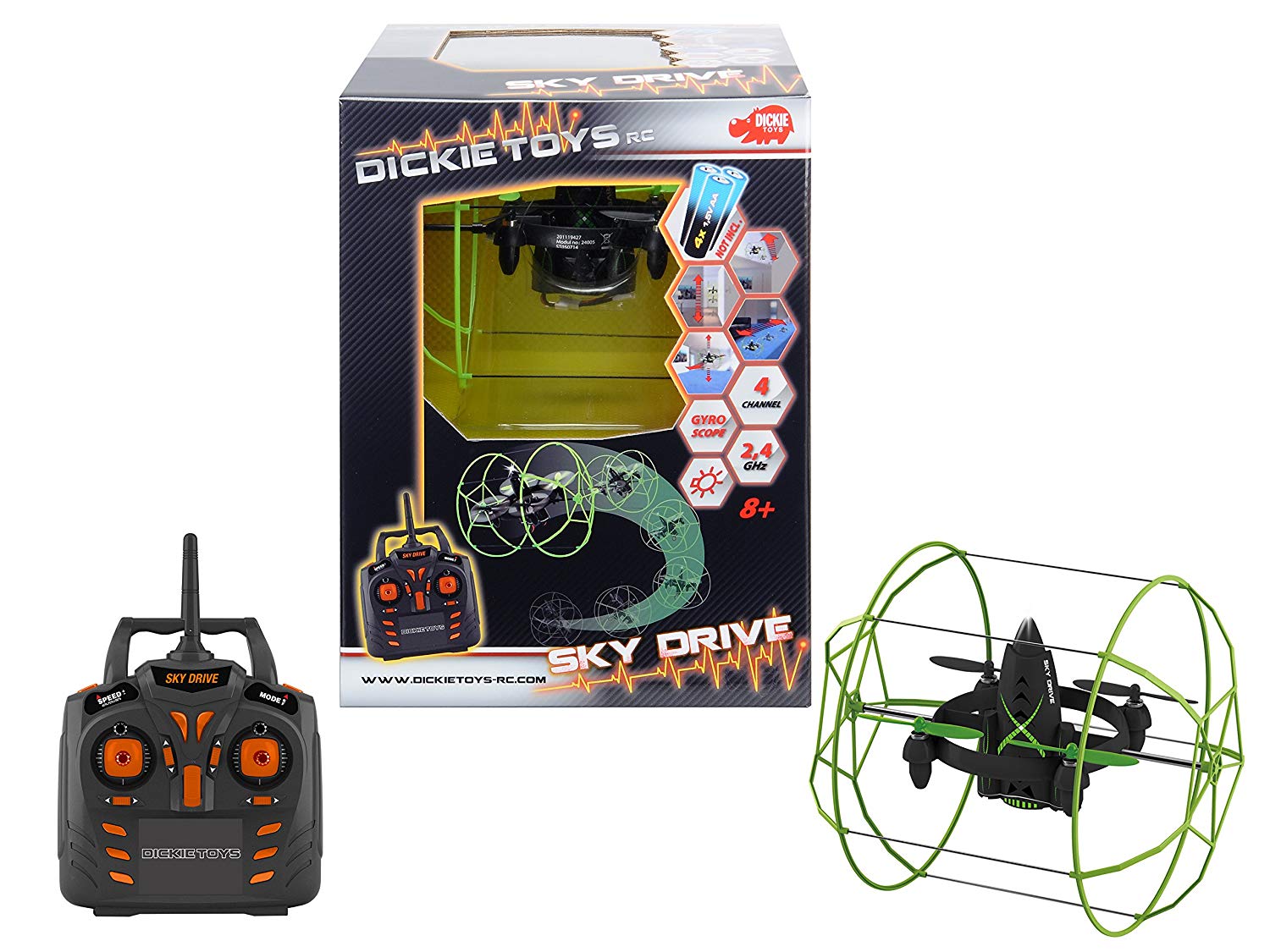 Dickie toys 201119427 - Radio Remote Controlled Helicopter, RC Skydrive