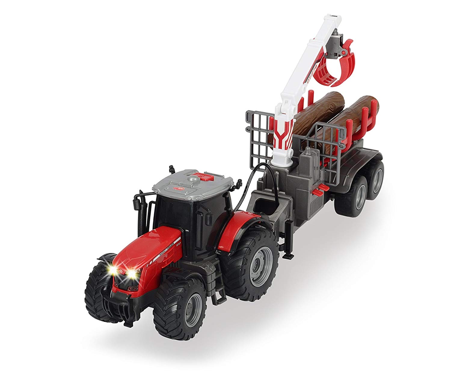 Dickie Toys 203737001 – Massey Ferguson 8737, Mechanical Vehicle