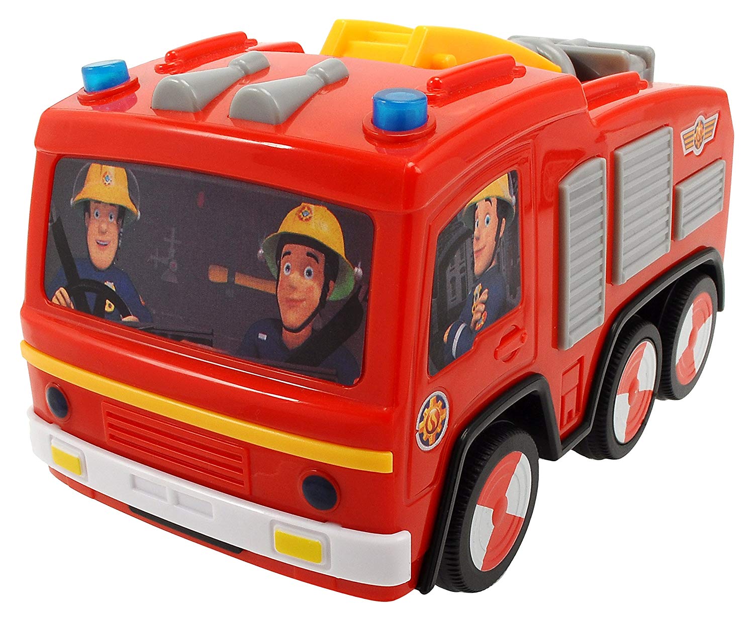 Dickie Toys 203092000 – Fireman Sam Fire Engine Jupiter Fall Battery Operat