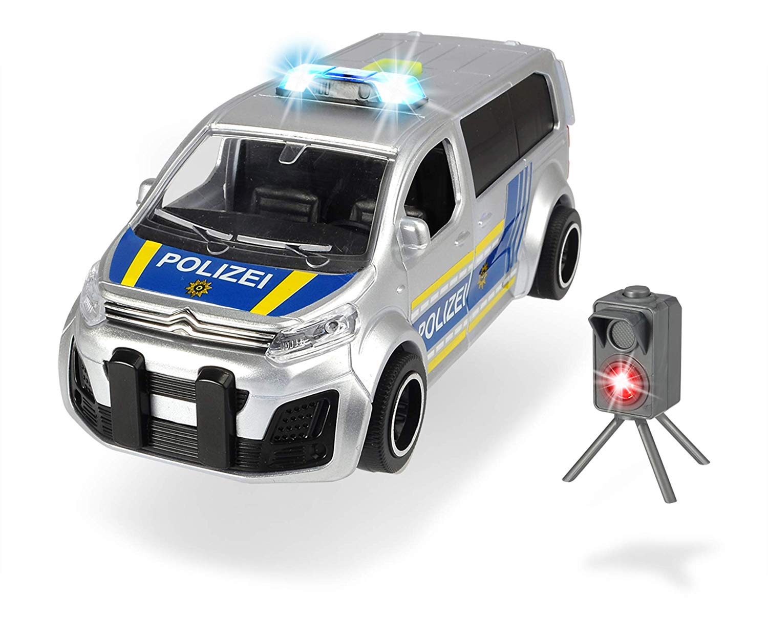 Dickie Toys 203713010 Citroen Space Tourer, Police Car, Radar Trap, Radar C