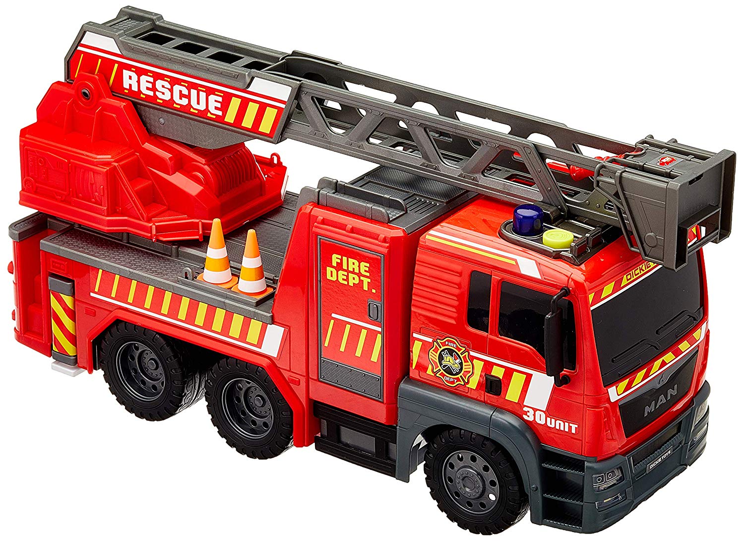 Dickie Toys 203719017 203719017-Fire Engine Man Fire Engine With Extendable