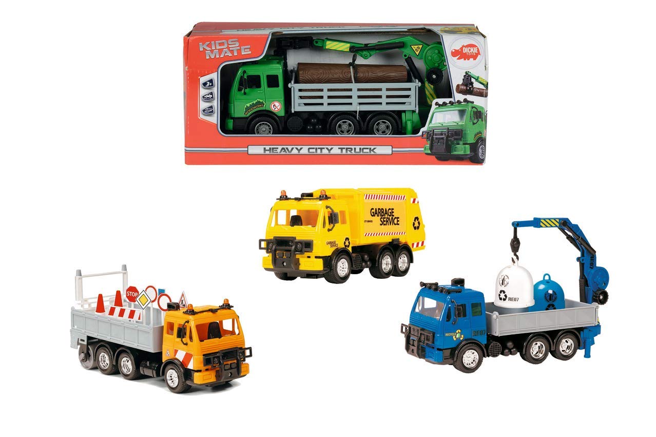Dickie Toys 203744003 Heavy City Truck – Vehicle