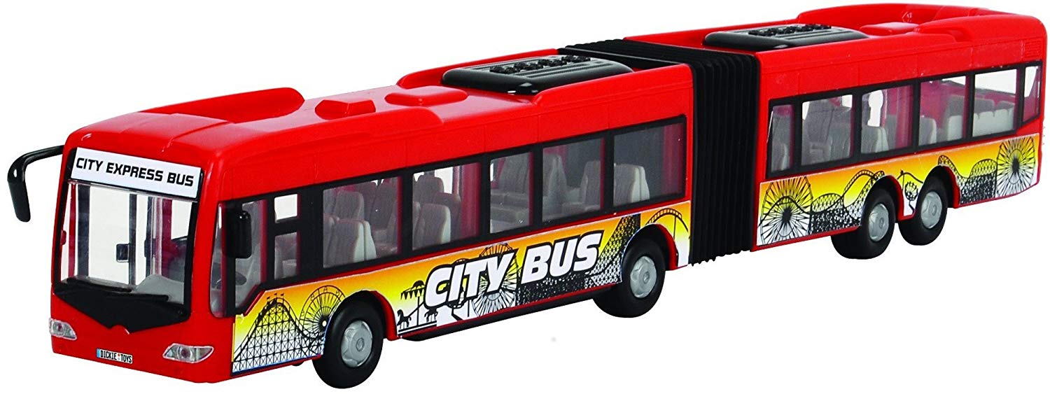 Dickie Toys 203748001 City Express Bus, Articulated Bus, 46 Cm