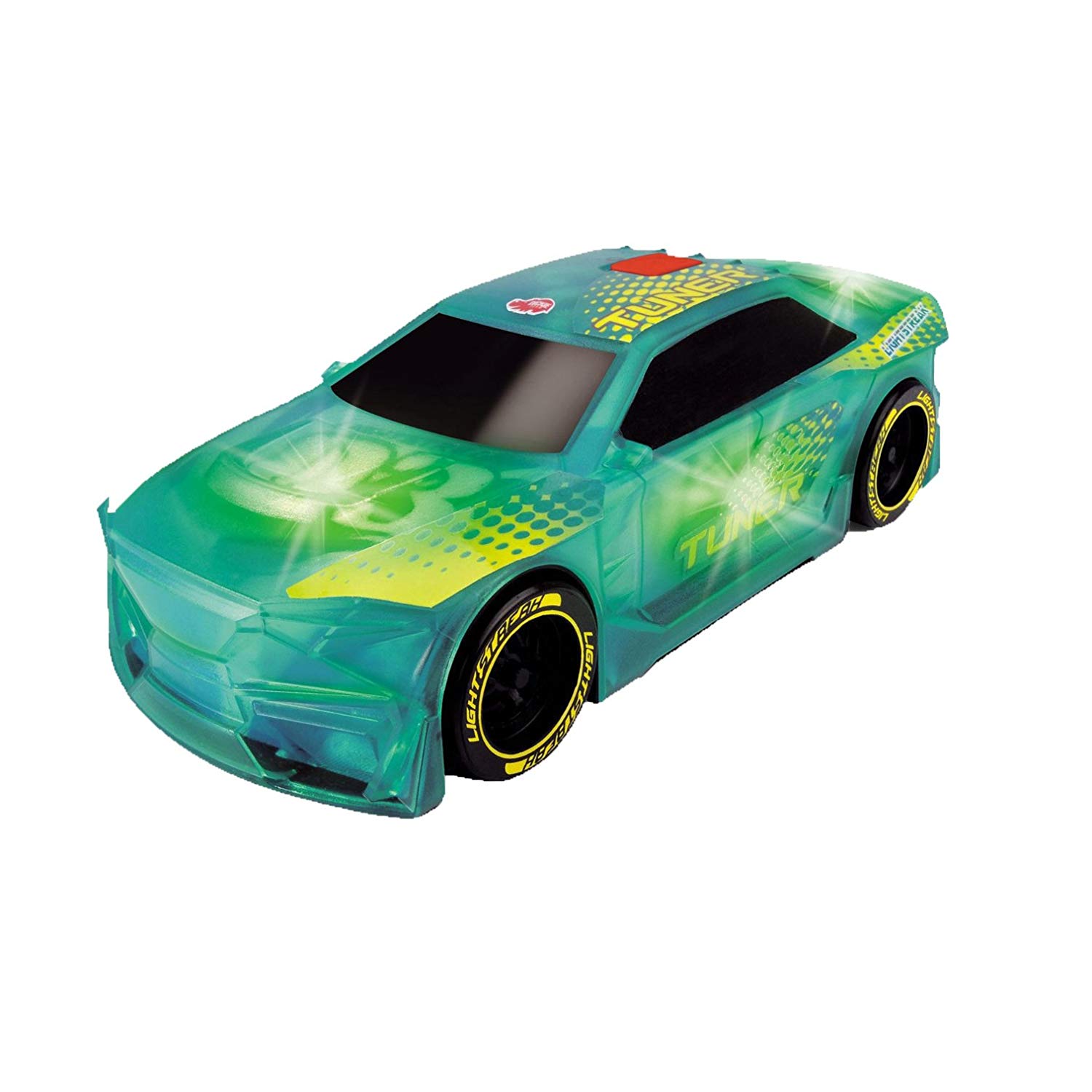 Dickie Toys 203763003 Lightstreak Tuner – Friction Drive Racing Car With Li