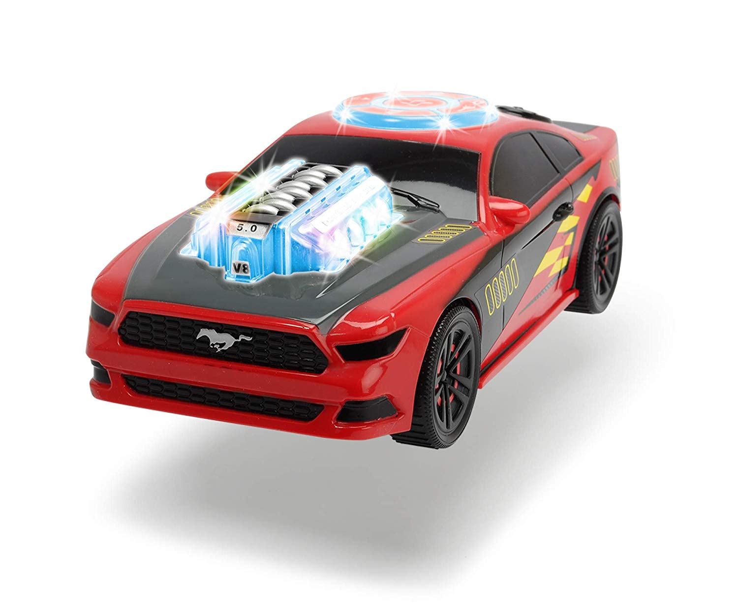 Dickie Toys 203764003 Music Racer Toy Car With Motorised Light And Sound Fu