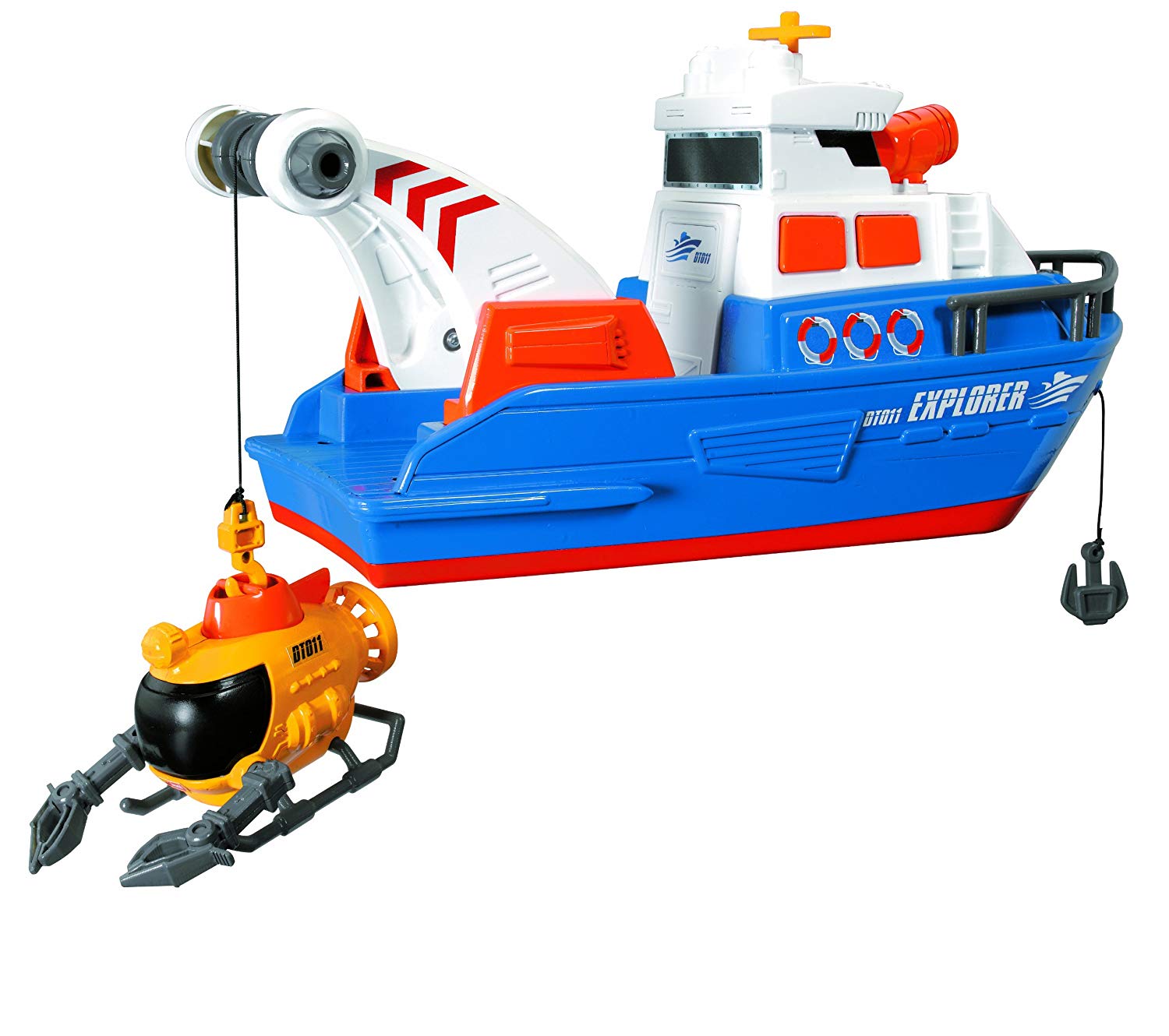 Dickie Toys Action Series 203308361 Explorer Boat Boat With Submarine, 33 c