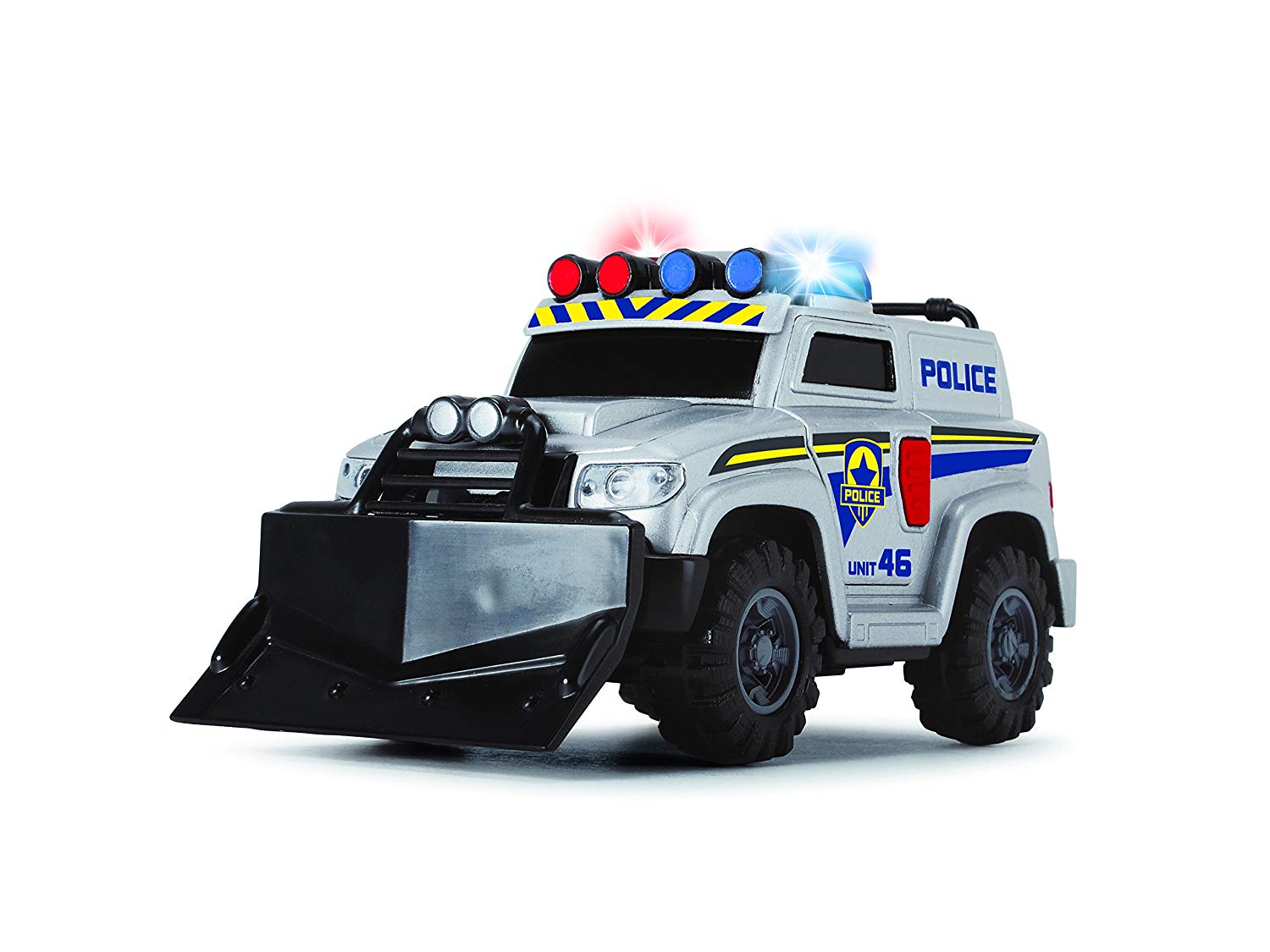 Dickie Toys Action Series Police Polizei Car 203302001 Including Batteries,