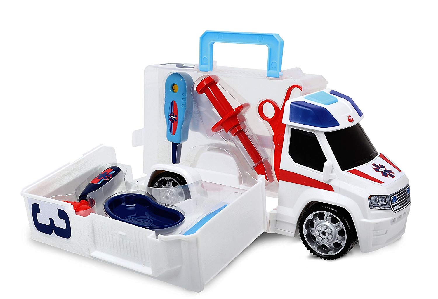 Dickie Toys Ambulance Ambulance Push and Play 203716000 Accessories, 33 cm