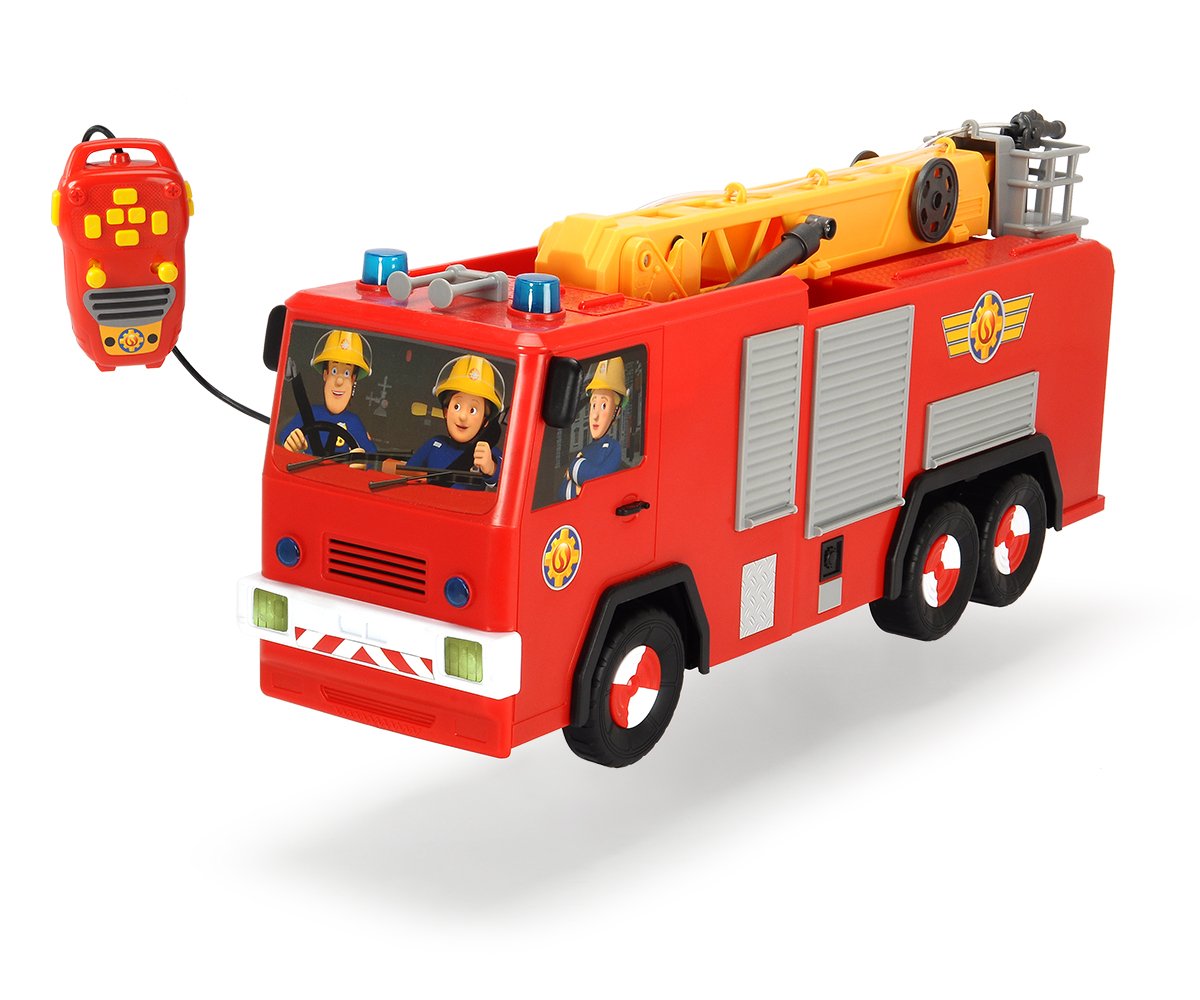 Dickie Toys Fire Engine Fireman Sam Jupiter Hero Cable-Controlled 203099001