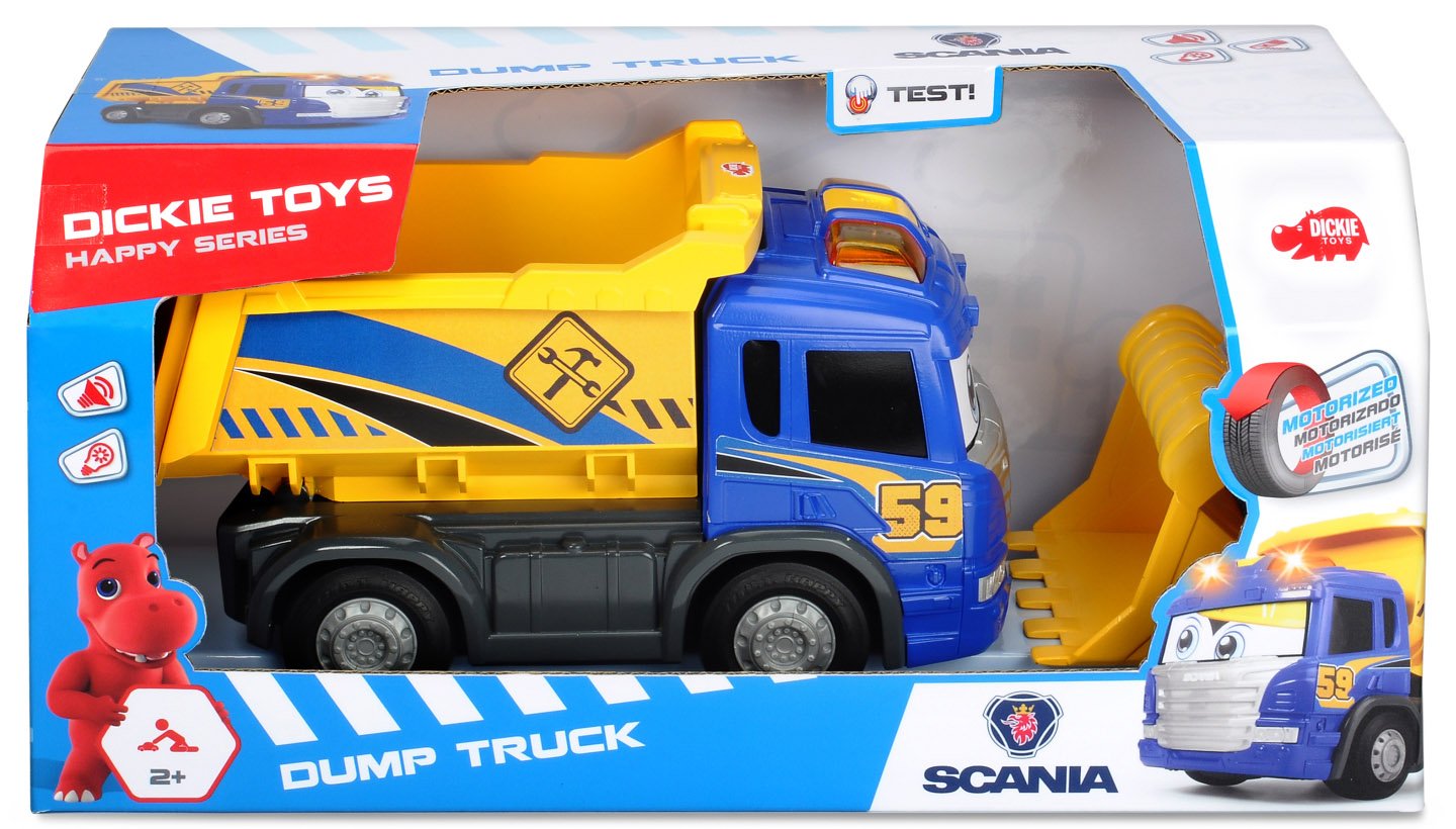 Dickie Toys Happy 203816002 Scania Dump Truck Vehicle