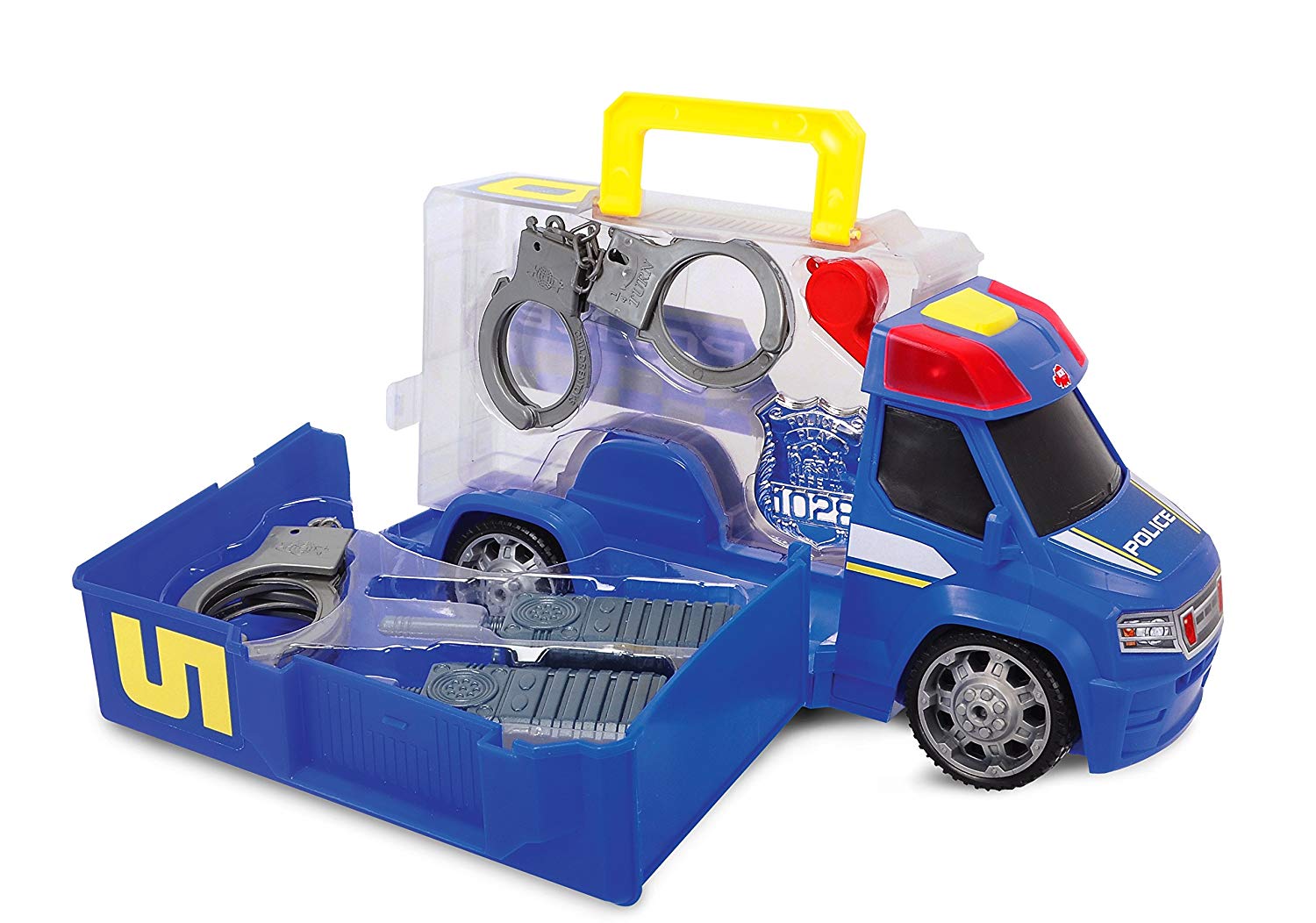 Dickie Toys Police Squad 203716005 Push And Play – Police Car With Accessor