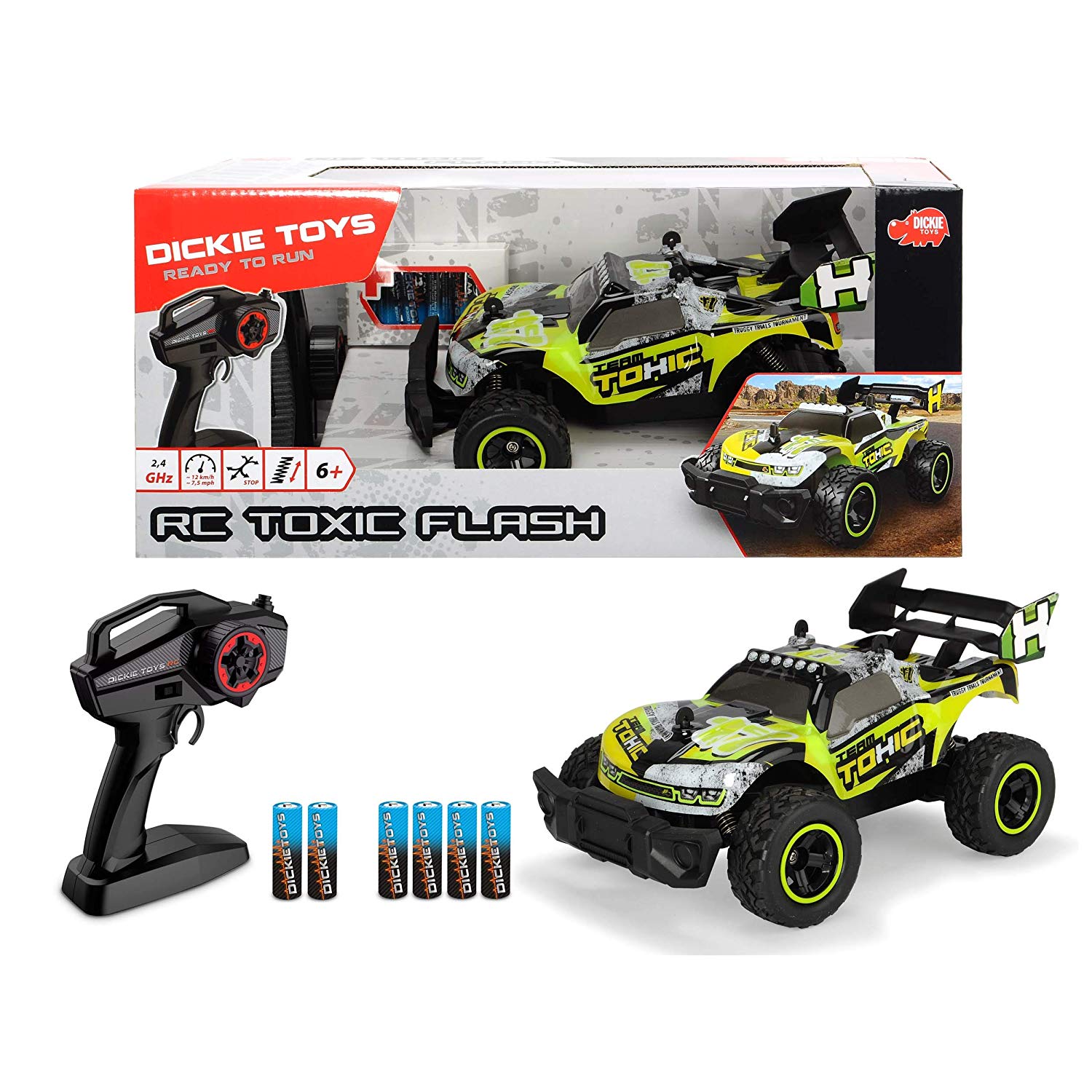 Dickie Toys Rc Toxic Flash, Rtr 201119178