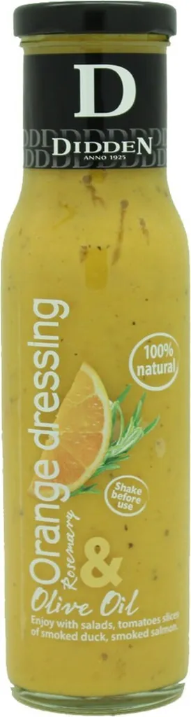 Didden Orange Rosmarin Dressing mit Olivenöl mit Honig 240ml