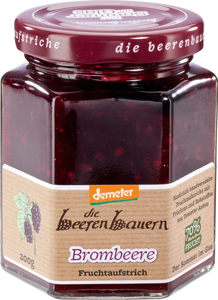 die beerenbauern - Brombeere Fruchtaufstrich - 200 g