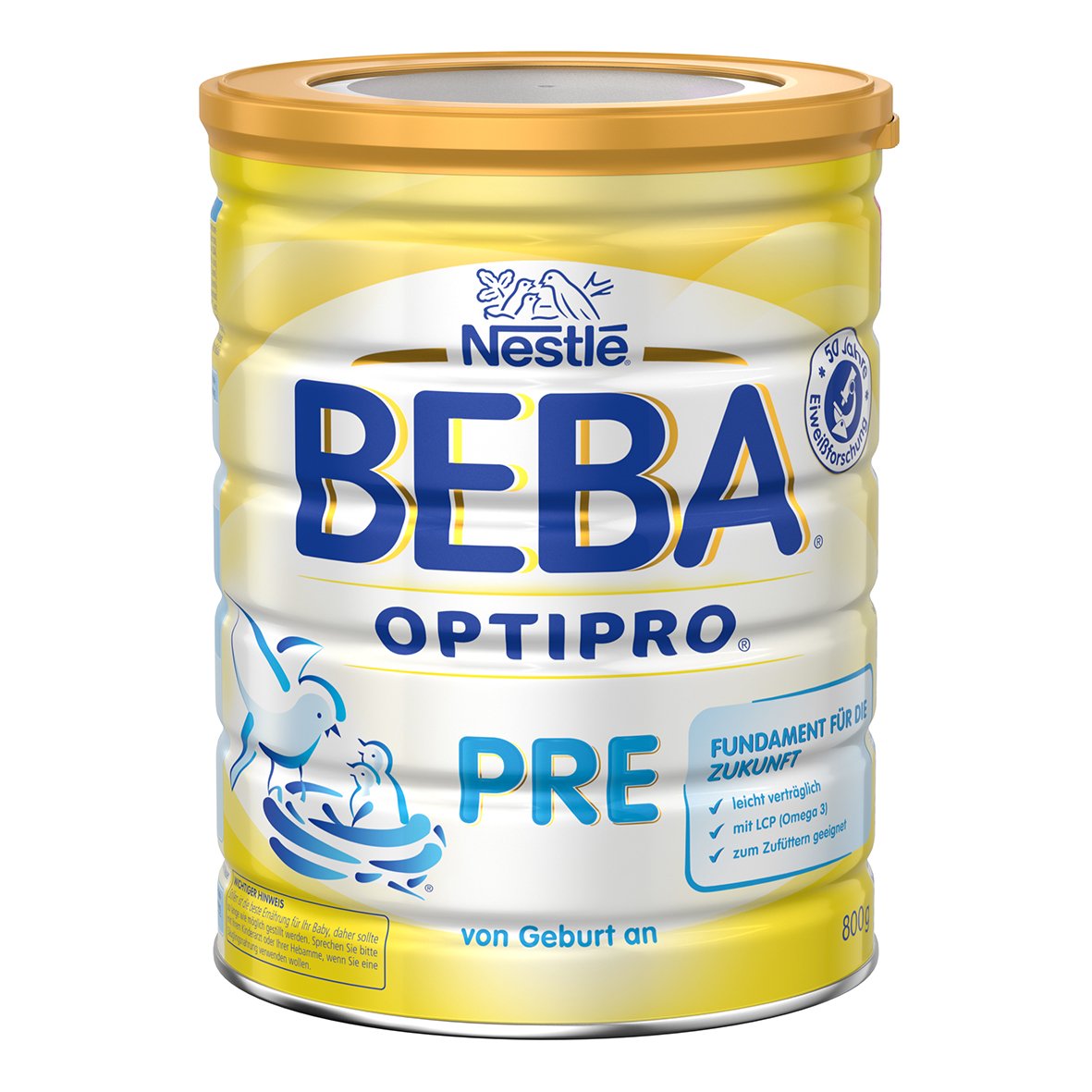 Nestlé BEBA Optipro PRE Anfangsmilch, von Geburt an, Pulver, 800g