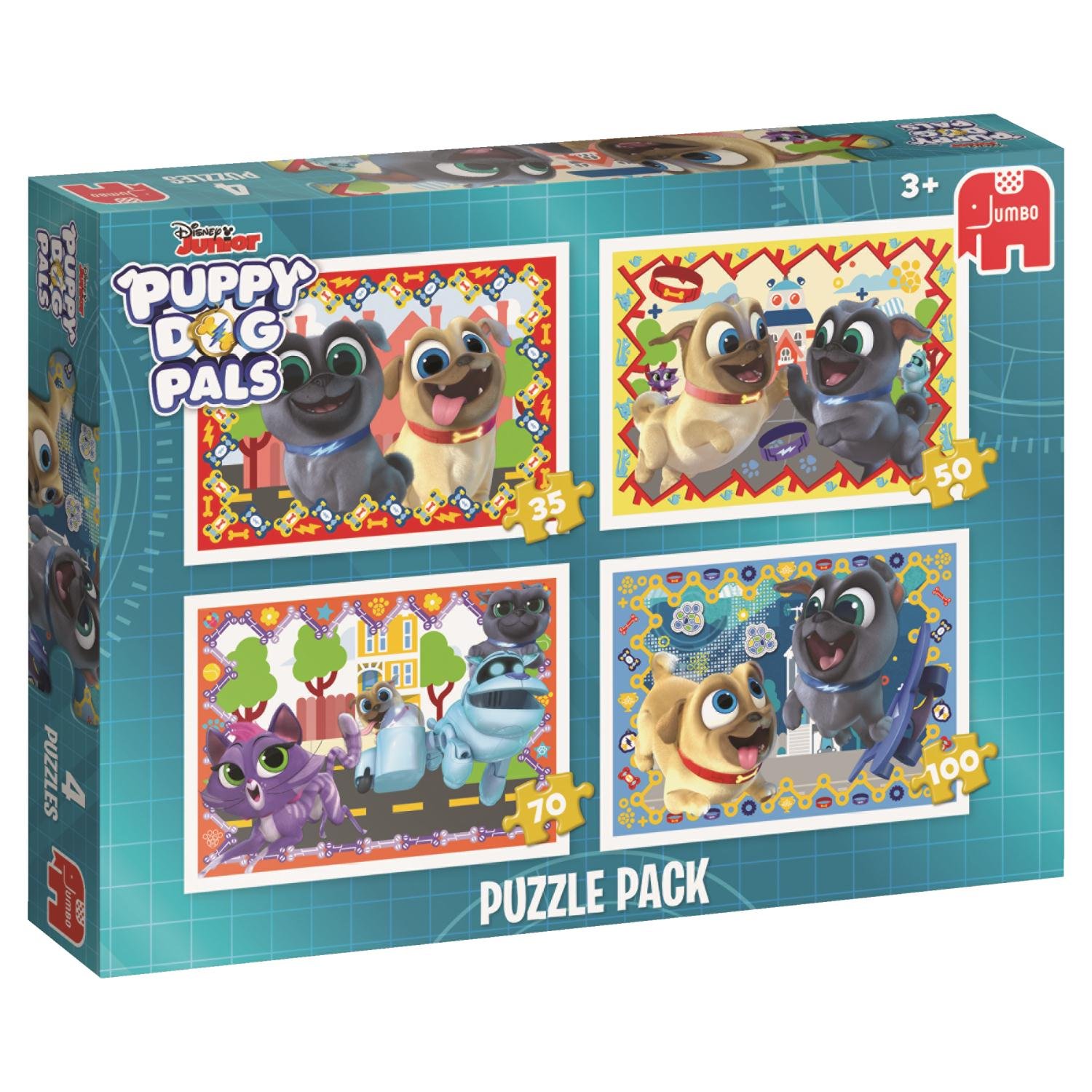 Disney 19628 4 In 1 Pack Puppy Dog Pals Multi