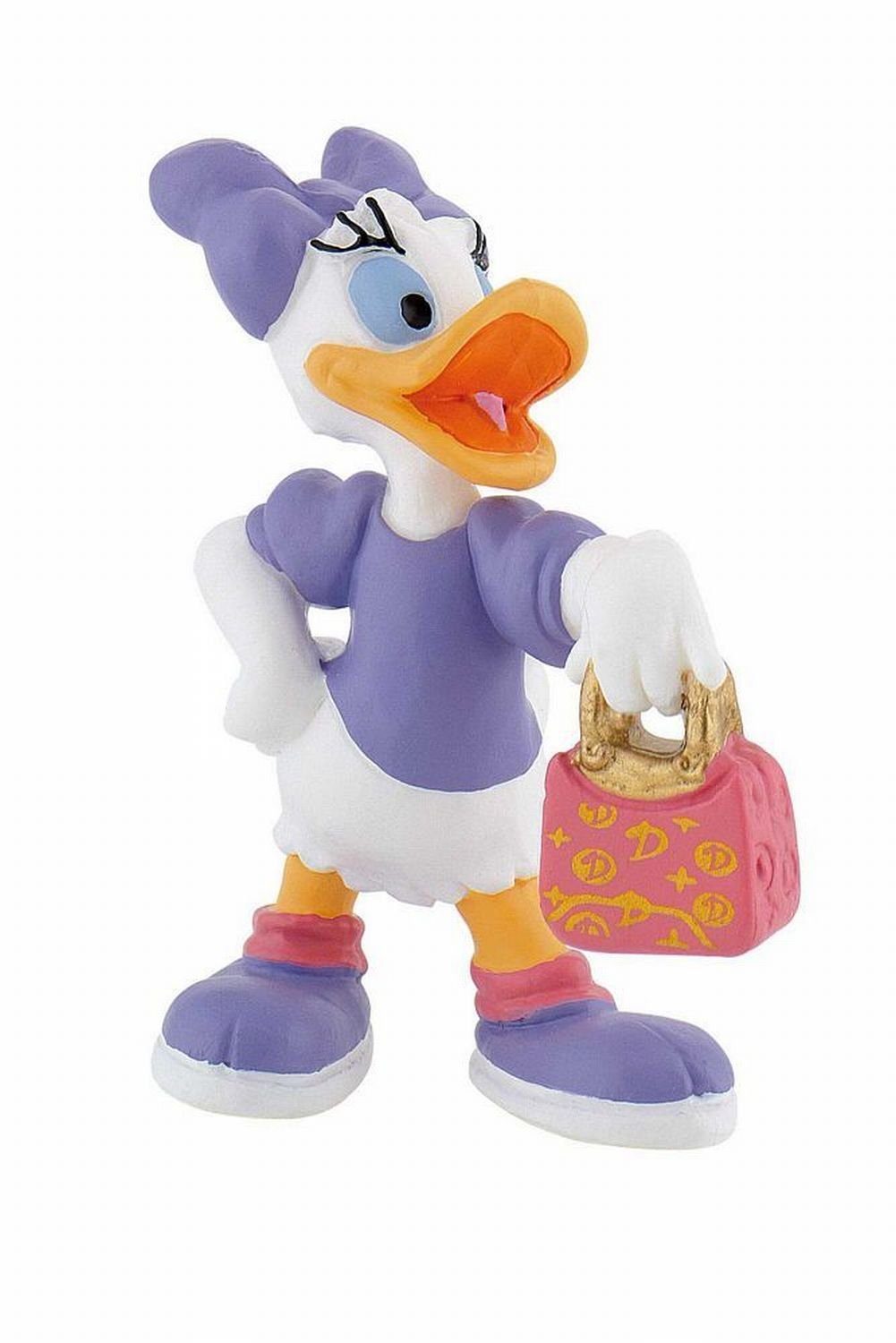 Bullyland Disney Daisy Duck With Bag Figurine